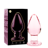 NEBULA SERIES BY IBIZA - MODEL 3 ANAL PLUG BOROSILICATE GLASS TRANSPARENT 11 CM -O- 5 CM