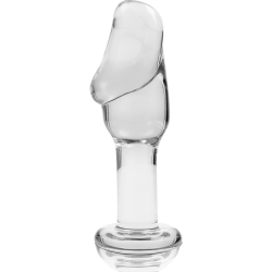 NEBULA SERIES BY IBIZA - PLUG ANAL MODÈLE 6 VERRE BOROSILICATE CLAIR 12.5 CM -O- 4 CM