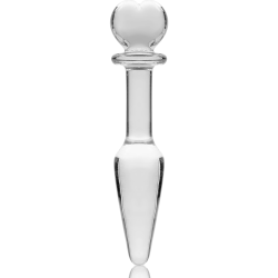 NEBULA SERIES BY IBIZA - PLUG ANAL MODÈLE 7 VERRE BOROSILICATE CLAIR 13.5 CM -O- 3 CM