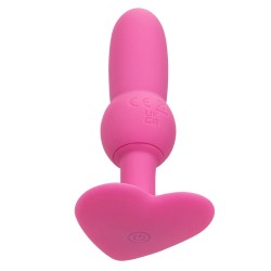 CALEXOTICS - FIRST TIME ANAL PLUG MIT PERLENSONDE 10 VIBRATIONEN ROSA