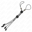 KINK - SCHWARZE DETAIL-NIPPELKLAMMERN MIT SCHWARZEM GUMMIBAND