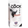 KING COCK - HARNESS MIT REALISTISCHEM PENIS 17,8 CM