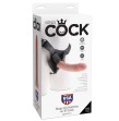 KING COCK - HARNESS CON PENE REALÍSTICO NATURAL 20.3 CM