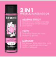 BRUMA - HUILE DE MASSAGE PREMIUM EFFET CHALEUR SAVEUR GOMME 3 EN 1 - 100 ML BRUMA - HUILE DE MASSAGE PREMIUM EFFET CHALEUR SAVEUR GOMME 3 EN 1 - 100 ML