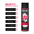 BRUMA - HUILE DE MASSAGE PREMIUM EFFET CHALEUR SAVEUR FRAISE 3 EN 1 - 100 ML BRUMA - HUILE DE MASSAGE PREMIUM EFFET CHALEUR SAVEUR FRAISE 3 EN 1 - 100 ML