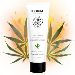 BRUMA - GEL SCORREVOLE ALLOLIO DI SEMI DI SATIVA SCALDANTE GUSTO CANNABIS 100 ML