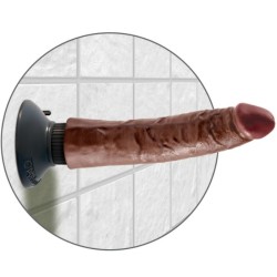 KING COCK - BITE VIBRANTE MARRON 20,32 CM