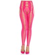 LEG AVENUE - BAS OPAQUES SANS BRETELLES ET SANS COUTURE ROSE FLUO LEG AVENUE - BAS OPAQUES SANS BRETELLES ET SANS COUTURE ROSE FLUO