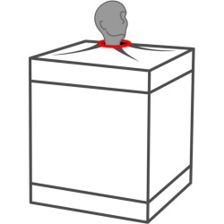 SECRET DOME - KINK CLUB CABINA BUKKAKE NOIR ET ROUGE