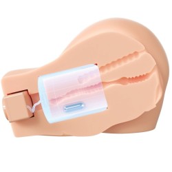 PDX ELITE - BACK THAT ASS UP REALISTIC VIBRATING VAGINA AND ANUS MASTURBATOR