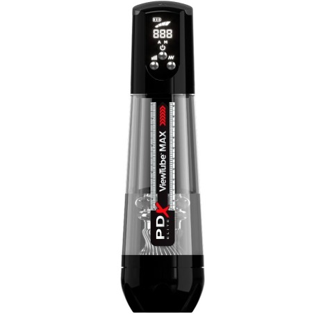PDX ELITE - VIEWTUBE MAX VIEW MASTURBATORE AUTOMATICO CON ASPIRAZIONE TRASPARENTE