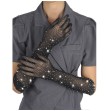 SUBBLIME - 957469SHINE TRANSPARENT GLOVES BLACK S-M SUBBLIME - 957469SHINE TRANSPARENT GLOVES BLACK S-M