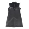 SUBBLIME - 957544 LACE COLLAR LEATHER DRESS BLACK S-M
