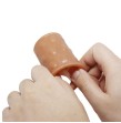 PRETTY LOVE - PENIS SLEEVE WITH ANAL PLUG NATURAL
