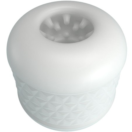 PRETTY LOVE - MASTURBATORE MASCHILE BIANCO CRYSTLE