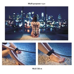 CALEXOTICS - SCANDAL CORDE BDSM NOIRE 30 M