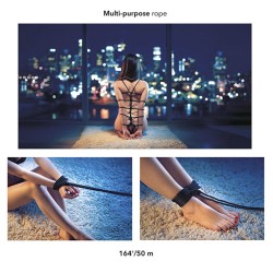 CALEXOTICS - SCANDAL CORDE BDSM NOIRE 50 M