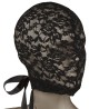 CALEXOTICS - SCANDAL BLACK LACE BALALAVA WITH BOW