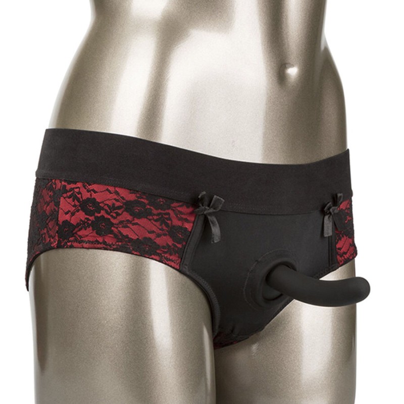 CALEXOTICS - SCANDAL SET DI SLIP SENZA CAVALLO CON DILDO TAGLIA S-M