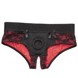 CALEXOTICS - SCANDAL SET OF CROTCHLESS PANTIES WITH DILDO SIZE S-M