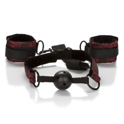 CALEXOTICS - SCANDAL ATMUNGSAKTIVER BALLKNEBEL MIT HANDSCHELLEN