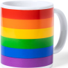 PRIDE - LGBT-FLAGGENBECHER IN EINZELKARTON KRAFT -en-pt-en-fr-it-