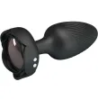 PRETTY LOVE - VARIAN PLUG ANALE CON LUCE LED NERO 10,8 CM