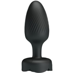 PRETTY LOVE - VARIAN PLUG ANALE CON LUCE LED NERO 10,8 CM