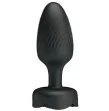 PRETTY LOVE - VARIAN PLUG ANALE CON LUCE LED NERO 10,8 CM