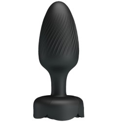 PRETTY LOVE - OSBORN PLUG ANALE CON LUCE LED NERO 9,8 CM