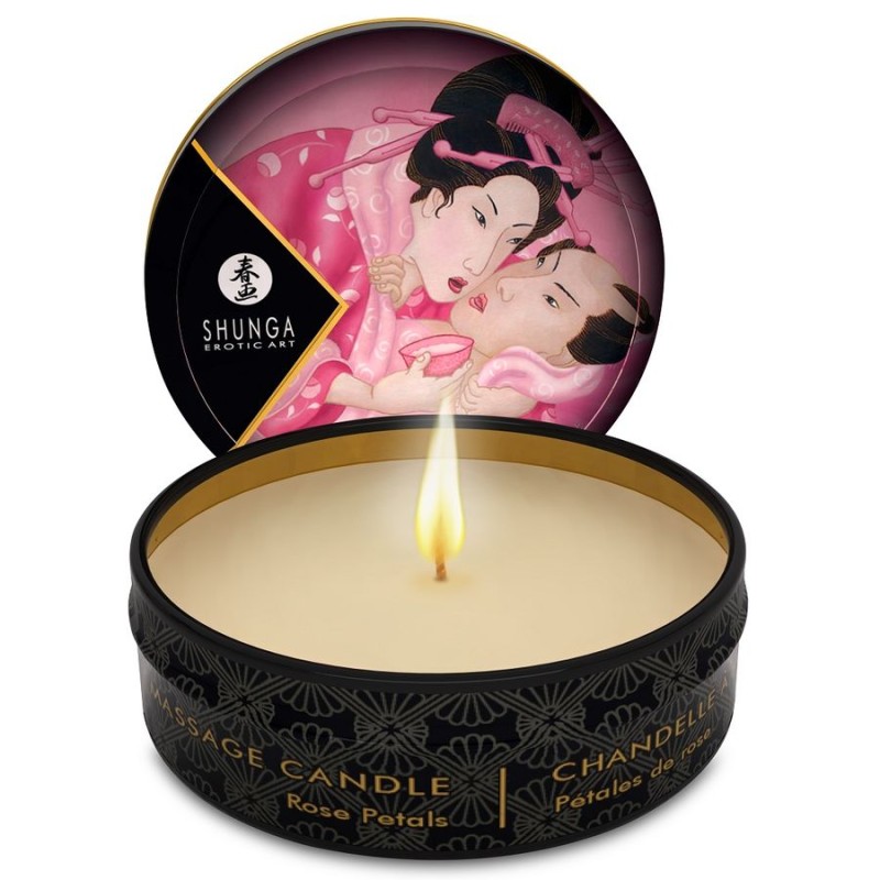 SHUNGA - MINI CARESS BY CANDLELIGHT DISPLAY MASSAGEKERZEN 24 EINHEITEN