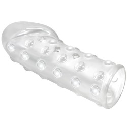 PRETTY LOVE - MANCHON DE PÉNIS SERRÉ ET VOLUMISANT TRANSPARENT