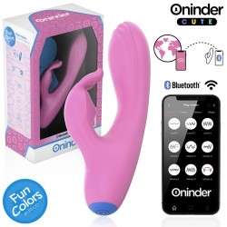 ONINDER CUTE - VIBRATORE CONIGLIETTO DAMORE PER PUNTO G E CLITORIDE - APP GRATUITA IN TUTTO IL MONDO