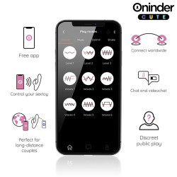 ONINDER CUTE - VIBRATORE CONIGLIETTO DAMORE PER PUNTO G E CLITORIDE - APP GRATUITA IN TUTTO IL MONDO