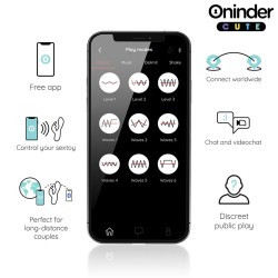 ONINDER CUTE - LOVE BUNNY G-SPOT CLITORAL VIBRATOR - FREE WORLDWIDE APP