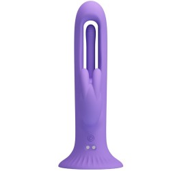 PRETTY LOVE - KILLMOULIS RABBIT VIBRATOR 12 VIBRATION MODES PURPLE