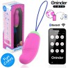ONINDER CUTE - UOVO IN SILICONE VIBRANTE-ROTANTE A 360° PER AMARE IL PIACERE - APP GLOBALE GRATUITA