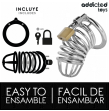 ADDICTED TOYS LOCKED - IRON CELL METAL PENIS CAGE SIZE M ADDICTED TOYS LOCKED - IRON CELL METAL PENIS CAGE SIZE M