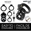 ADDICTED TOYS LOCKED - GILDEN CAGE SILICONE PENIS CAGE 8.5 CM ADDICTED TOYS LOCKED - GILDEN CAGE SILICONE PENIS CAGE 8.5 CM