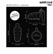 ADDICTED TOYS LOCKED - SILVER LOCK PENIS CAGE METAL SIZE M ADDICTED TOYS LOCKED - SILVER LOCK PENIS CAGE METAL SIZE M