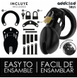ADDICTED TOYS LOCKED - OBSIDIAN HOLD PENIS CAGE SIZE M ADDICTED TOYS LOCKED - OBSIDIAN HOLD PENIS CAGE SIZE M