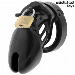 ADDICTED TOYS LOCKED - OBSIDIAN HOLD PENISKÄFIG GRÖSSE S