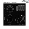 ADDICTED TOYS LOCKED - MINDNIGHT CELL PENIS CAGE SIZE L