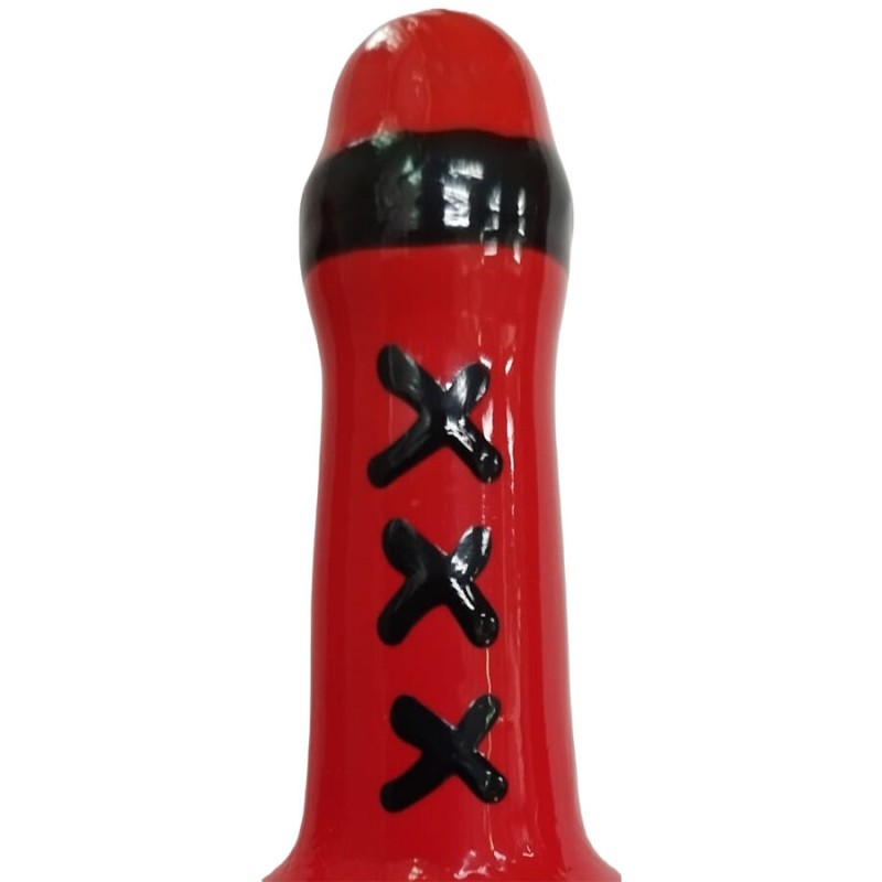 CONDOMERIE - HANDPAINTED NOVELTY CONDOMS AMSTERDAM RED