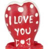 CONDOMERIE - HANDPAINTED NOVELTY CONDOMS HEART - I LOVE YOU MODEL 1
