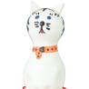CONDOMERIE - HANDPAINTED NOVELTY CONDOMS CAT WHITE