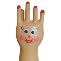 CONDOMERIE - PRÉSERVATIFS FANTAISIE PEINTS À LA MAIN GRANDE MAIN JOYEUSE XL