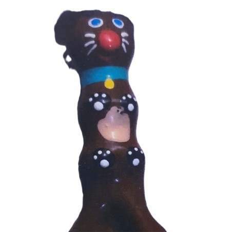 CONDOMERIE - HANDPAINTED NOVELTY CONDOMS BROWN DACHSHUND XL
