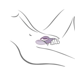 ROCKS-OFF - GLO-GIRL LILA RABBIT VIBRATOR