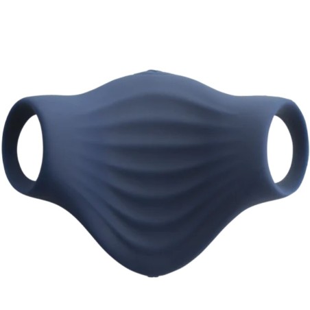 ROCKS-OFF - MASTURBATEUR VIBRATEUR FLEXIBLE PALM BLUE